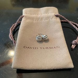David Yurman sculpted cable earrings